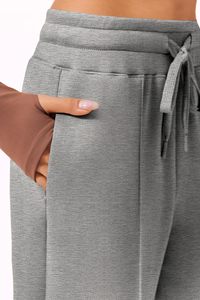 Pantalones Anchos Casuales de Cintura Alta con Banda Elástica para Deportes al Aire Libre, Cómodos para Hacer Ejercicio, Clásicos para Mujer - Product Image 6