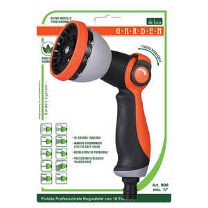 Pistola de Agua Profesional Ajustable de Plástico con 10 Funciones - Product Image 1