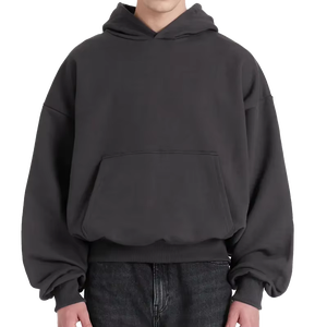 Fashion Hoodie for Men <b>Thick</b> <b>Fleece</b> Pullover Zipper Winter Wear Custom 100% Cotton Oversized High Quality Hoodie - Product Image 1