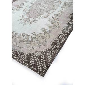 พรมขนสัตว์ถักมือสีน้ำตาลเบจวินเทจ รุ่น Pae-2188 ลายเหรียญรูปสี่เหลี่ยมผืนผ้า สำหรับตกแต่งบ้าน ห้องนั่งเล่น ทางเดิน ห้องวัยรุ่น - Product Image 2