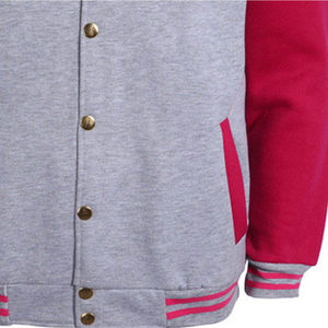 Nouvelle veste bomber décontractée d'hiver pour hommes et universitaires, tissu doux 100% laine, coupe-vent et respirant - Product Image 4