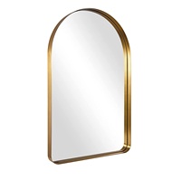 Miroir vintage en laiton avec cadre design pour décoration murale Puja Room Temple Mandir Spiritual Interiors and Home Decor