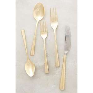 Ensemble de couverts en laiton faits à la main bords lisses attrayants durables pour une utilisation en toute sécurité dans les maisons disponibles à un prix - Product Image 1