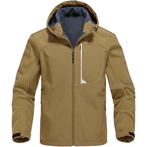 Vestes coupe-vent softshell pour hommes veste de randonnée imperméable avec doublure en polaire pour hommes manteaux coupe-vent vestes de sport et de course - Product Image 1