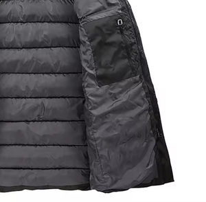 แจ็กเก็ตทรงพองสำหรับผู้ชายเสื้อโค้ทผ้าใบย้อมสีล้วนแบบลำลอง - Product Image 5