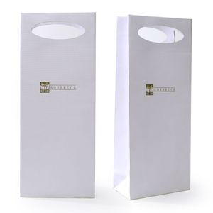 Boîtes à vin en papier kraft de luxe directes de l'usine sac à vin en carton d'expédition de luxe avec logo personnalisé pour l'emballage de cosmétiques - Product Image 1