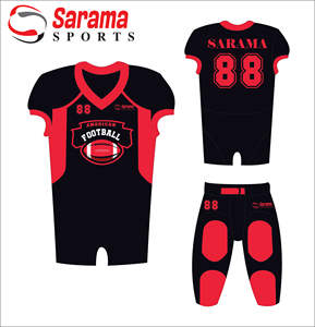 Uniforme de fútbol americano con nombre y número de equipo Uniforme de fútbol americano en diferentes colores con diseño personalizado, - Product Image 3