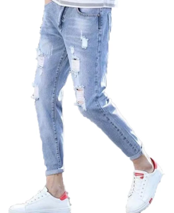Pantalones Vaqueros de Moda Blancos de Cintura Alta con Corte Acampanado para Niños y Adultos, Nueva Colección 2026 de Alta Calidad, con Logotipo Personalizado, Lavado Snow Wash, Ecológicos - Product Image 1