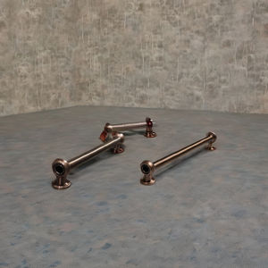 Pieds de batterie robustes en acier inoxydable/alliage Mehmedix Impex MI-MHW-0066 avec support de base solide pour supports de batterie de haute qualité - Product Image 1