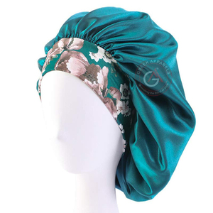 Wholesale Women Customized <b>Bonnets</b> Custom Luxury Designer <b>Bonnets</b> and Satin Hair Wraps Satin <b>Bonnet</b> Sleeping - Product Image 3
