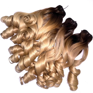 Paquetes hinchables de cabello rubio 613 de la más alta calidad para hacer pelucas de cabello humano real - Product Image 5