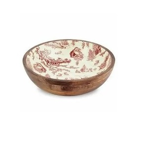 Cuenco de madera de mango de alta calidad, cuenco de madera de diseño moderno, utensilios de cocina multiusos, cuenco de comida para ensaladas y frutas, cuenco para servir - Product Image 2
