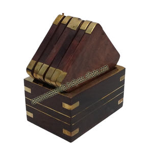 Ensembles de sous-verres carrés personnalisés de qualité supérieure de 4 avec décor de Table basse de support pour la maison de cuisine de barre au meilleur prix - Product Image 3