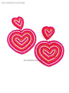 2025อินเทรนด์การออกแบบ XOXO ทำมือลูกปัดต่างหูห่วงที่ทันสมัยปรับแต่งได้ตามต้องการสำหรับเด็กผู้หญิง - Product Image 3