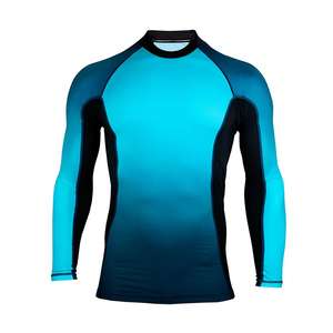 Rashguard MMA BJJ à manches longues 2026 avec logo personnalisé, impression numérique, respirant, séchage rapide, polyester/nylon, vêtements de sport - Product Image 4