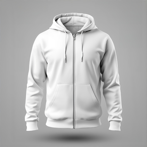 Sudadera con capucha personalizada con cremallera frontal | Fabricante de sudaderas de lana OEM/ODM | Impresión y bordado personalizados - Product Image 3