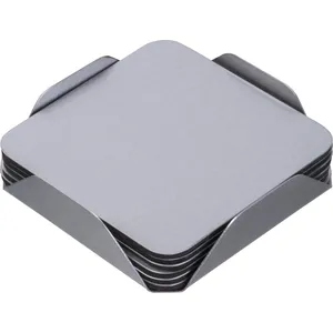 Ensemble de sous-verres recyclés MATILDE, gadgets promotionnels durables - Product Image 1