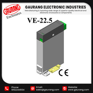 Venta caliente VE 22,5 Caja de control electrónico de caja de riel DIN vertical de plástico para electrónica e instrumentos - Product Image 2