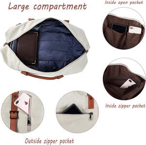 Sac de voyage en cuir artificiel pour homme et femme, unisexe, géométrique, personnalisé, sortie d'usine, mode, extérieur - Product Image 4