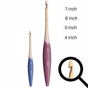 Conçu pour le confort, ce crochet ergonomique maintient les mains détendues et les points propres, sans stress ni dégâts. - Product Image 4