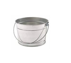 Cubo de hielo de vino galvanizado de metal de pared de mostrador de bar con asa - Product Image 5