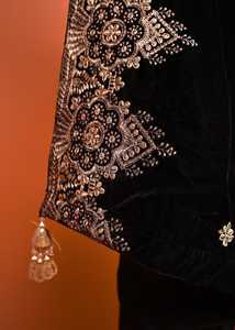 Écharpes en laine d'hiver pour femmes de qualité supérieure châles longs vêtements décontractés couleurs unies châle Pashmina brodé en cachemire - Product Image 2