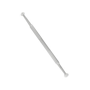 Pousse-cuticules professionnels pour ongles, taille personnalisée, double extrémité, en acier inoxydable - Product Image 1