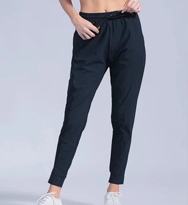 Pantalones Deportivos de Pierna Recta con Logotipo Bordado para Mujer, Pantalones de Yoga de Pierna Ancha, Pantalones Lisos sin Estampado - Product Image 5