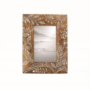 Hot Selling Wood Carved <b>Photo</b> <b>Frame</b> High Quality of Wood <b>Wall</b> Hanging Tableware Home Decorative Item <b>for</b> Export - Product Image 3