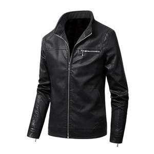 Blouson aviateur en cuir pour homme, style moto et motard, en toile et cuir de vachette, imperméable, personnalisable, avec capuche, pour l'hiver - Product Image 5