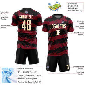 Fournisseur d'uniformes de football offrant aux joueurs des tissus durables, un confort à séchage rapide, une performance extensible et une silhouette moderne - Product Image 5