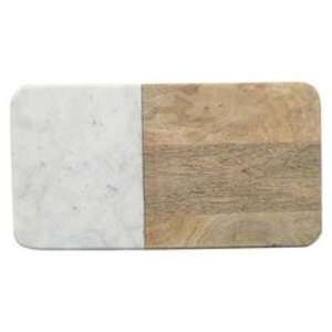 Bloc à découper luxueux en bois et en marbre ajoutant sophistication et fonctionnalité à toute cuisine moderne ou rustique - Product Image 4