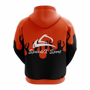 Sweat à capuche décontracté pour homme avec poche kangourou, impression par sublimation personnalisée, polyester, impression numérique, hiver - Product Image 2