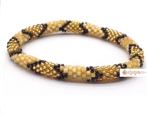 Unisex Beaded <b>Bracelets</b> with High Quality Glass <b>Beads</b> & Diamonds Excellent for Anniversary Party Occasions Fashionable Accessory - Product Image 3