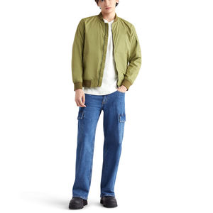 Chaqueta Bomber de Nailon de Alta Calidad para Hombre, Secado Rápido, Cuello Alto, Estilo Urbano, Superventas en Línea, con Logotipo Frontal - Product Image 1