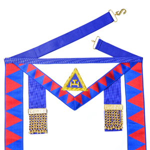 Vente en gros Tablier maçonnique Regalia Fabricant Tablier en peau d'agneau provincial de l'arche royale personnalisé - Product Image 5