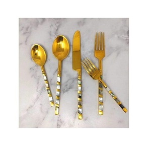 Classic Metal Flatware <b>Set</b> Hotel Household Cutlery <b>Set</b> Wedding Flatware High Quality Stainless Steel Christmas Cutlery - Product Image 1