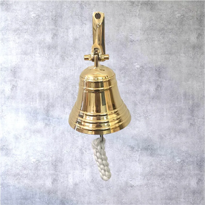 ติดฉลากส่วนตัวกระดิ่งแขวนผนังทำจากทองเหลืองทำด้วยมือสำหรับแมนเดอร์สร้างเสียงที่สงบเงียบในระหว่างการสวดมนต์และทำสมาธิ - Product Image 3