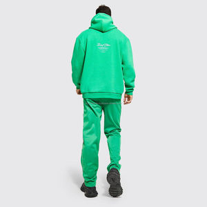 Conjunto Deportivo de Invierno para Hombre con Capucha, Estilo Hip Hop, Logotipo Personalizado, Marca Privada, Pantalones Jogger, Felpa Técnica, 100% Algodón - Product Image 4