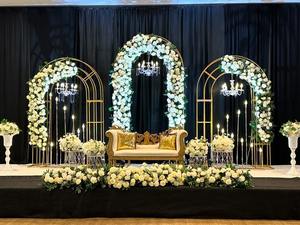 Ceremonia DE BODA gloriosa Paredes de velas Embarque Vela más bonita Decoración de paredes traseras Paredes de velas de escenario de boda de la mejor calidad - Product Image 3