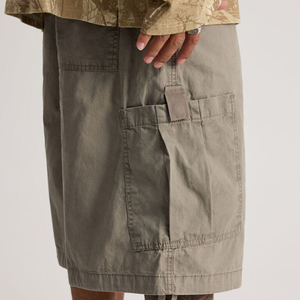 Pantaloncini Cargo Ultra larghi da uomo 100% cotone Oversize paracadute Cargo <span class=keywords><strong>Bermuda</strong></span> Shorts Streetwear pantaloni <span class=keywords><strong>corti</strong></span> larghi produttore - Product Image 5