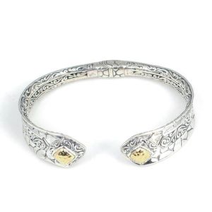 Bracelet fin en argent sterling 925 avec bordure en or 18 carats, pour femme, à porter tous les jours, 17 cm - Product Image 4