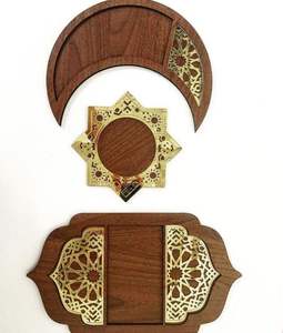 Set of 3 <b>Islamic</b> Metal Murals Ayatul Kursi <b>Wall</b> Art Muslim Mural <b>Decoration</b> and Quran Mural - Product Image 4