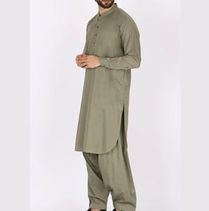 Shalwar Kameez Trajes Nuevo diseño Musulmán Shalwar Kameez Stitch Trajes para hombre Perfectamente cortado y cosido Personalizado Shalwar Kameez para hombres - Product Image 4