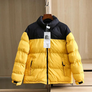 STITCHMODE <b>Men's</b> Warm Wholesale Custom Winter Woolen Puffer <b>Jacket</b> for <b>Men</b> and Women with Stand Collar - Product Image 2