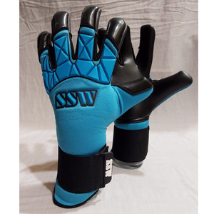 Guantes de portero personalizados impermeables de cuero de alta calidad antideslizantes para niños adultos uso deportivo de fútbol al aire libre - Product Image 1