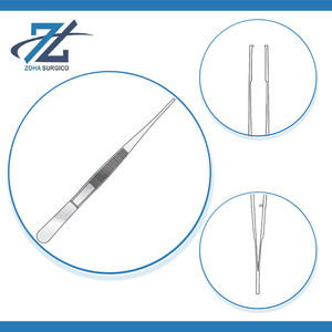 Pince à dissection Jackson Burrows 140 mm à languette longue, en acier inoxydable chirurgical, instrument manuel certifié CE, fabriqué au Pakistan - Product Image 4