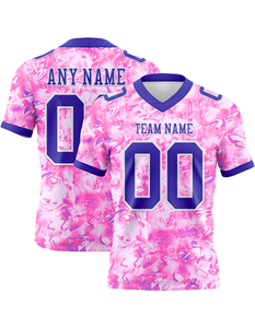Personalizado de fútbol americano Jersey hombres mujeres niños sublimación aparejos sarga bordado Teamwear uniformes transpirables al por mayor - Product Image 4
