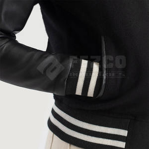 Diseñe su propio logotipo Mujer Letterman Chaqueta de invierno Servicio OEM Ligero Mujer Letterman Chaquetas para la venta - Product Image 6