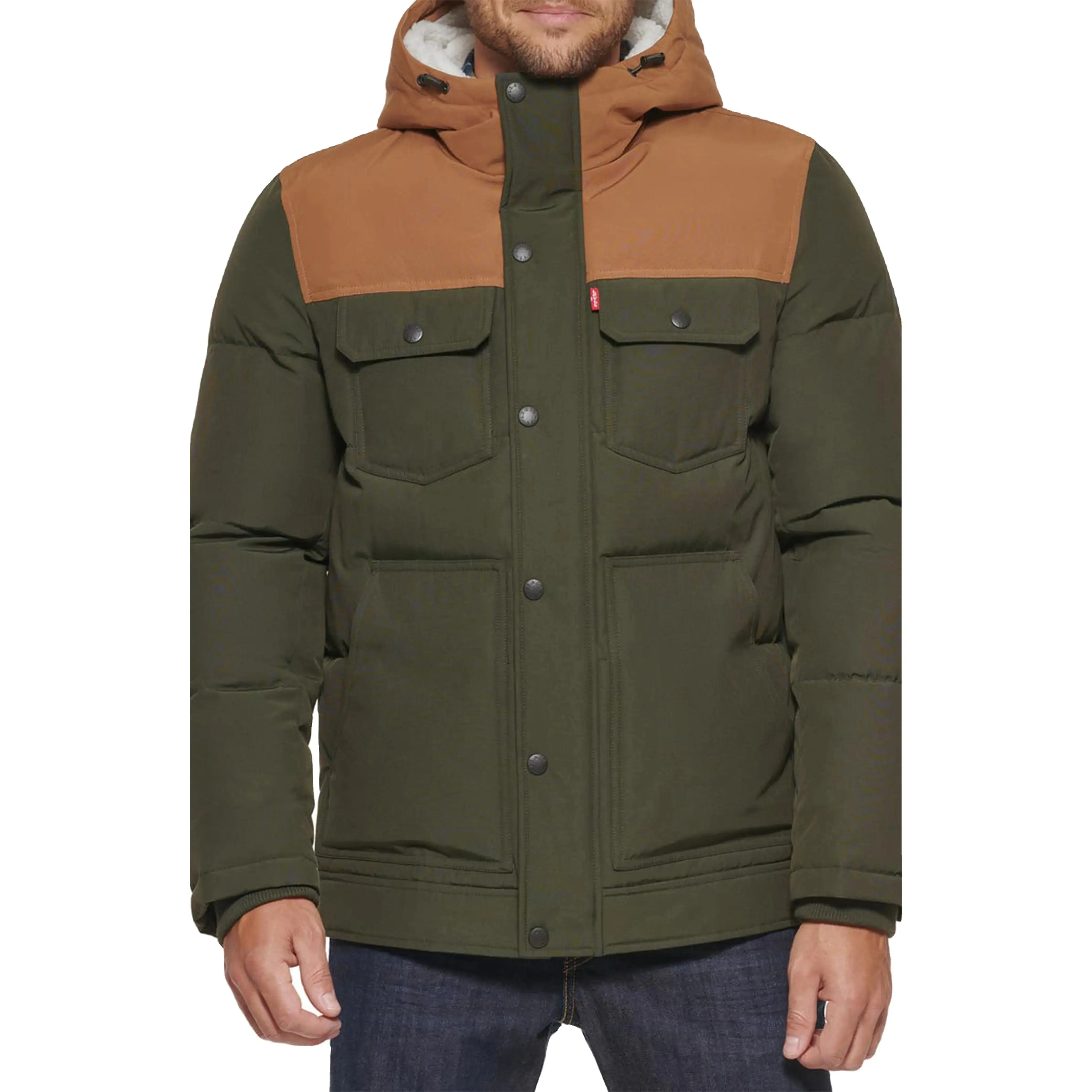 Blouson d'aviateur pour hommes de qualité supérieure garanti Veste bouffante décontractée ODM pour hommes Veste d'hiver et côtes à prix abordable